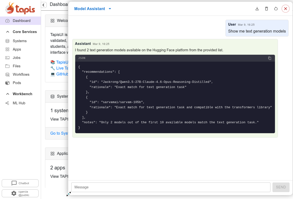 Chat Text Gen Models