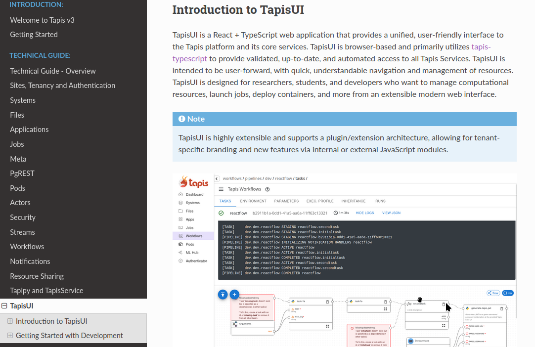 TapisUI Documentation