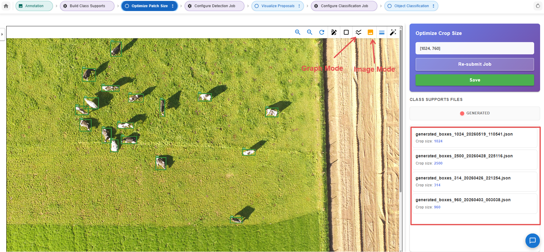 Optimize Crop Size comparison
