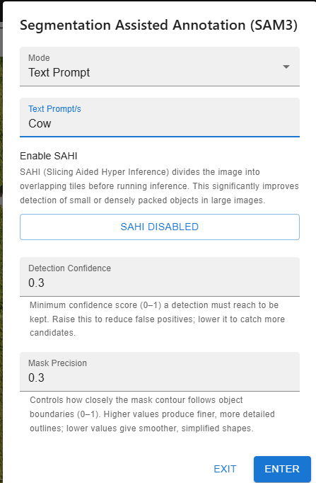 SAM 3, Text Prompt mode