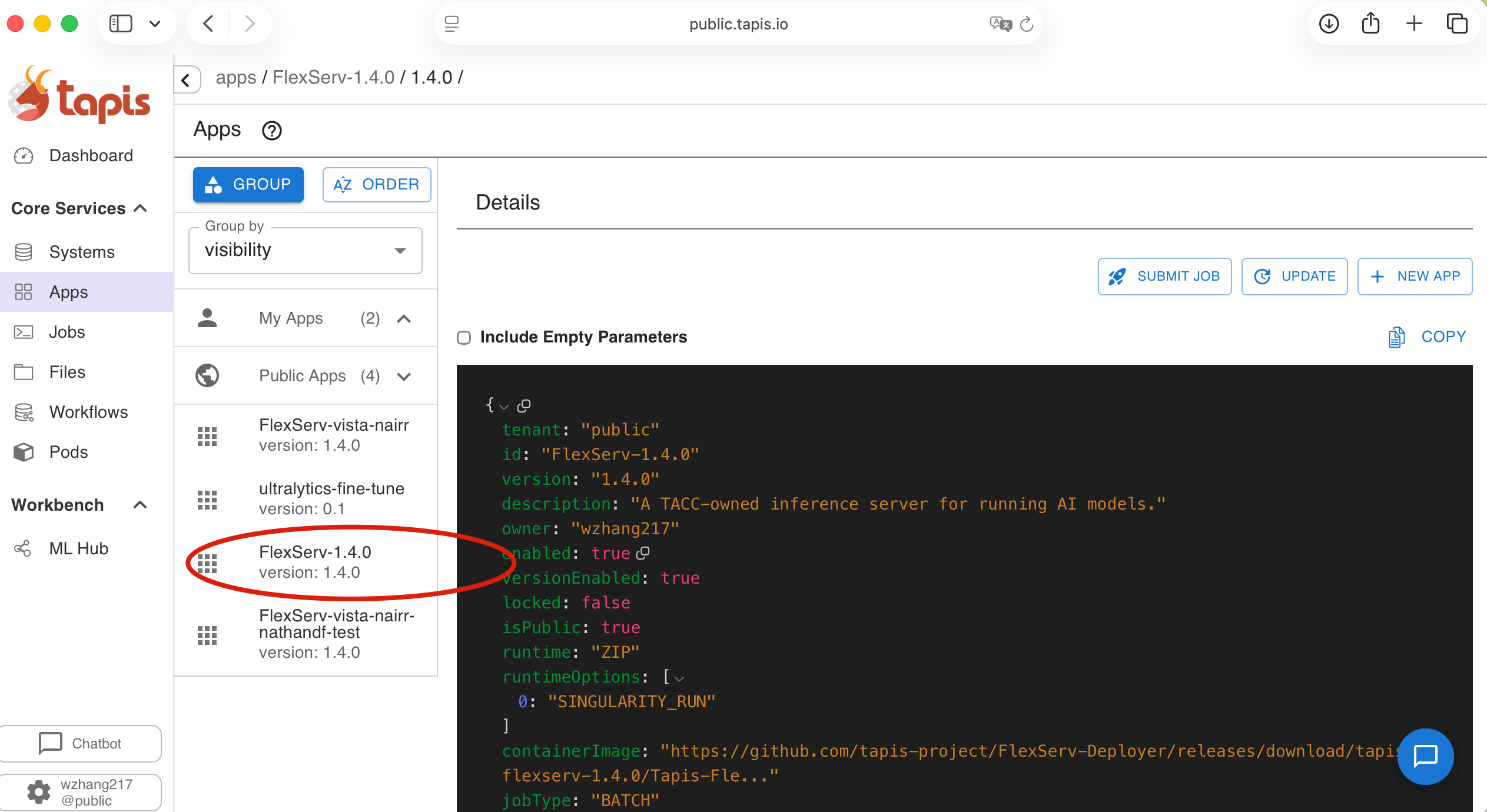 FlexServ Application