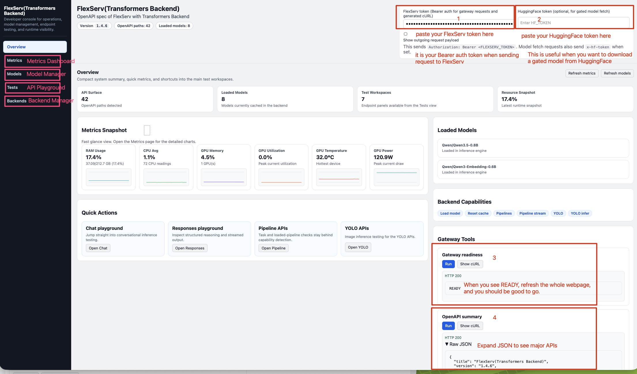 FlexServ UI
