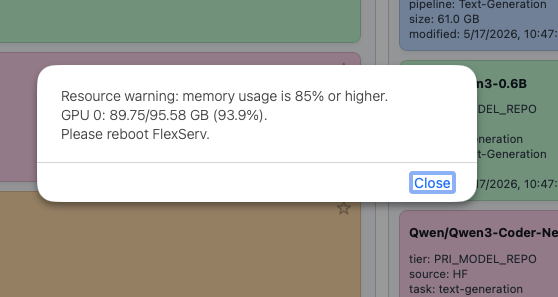 FlexServ Model Manager - Model Pools