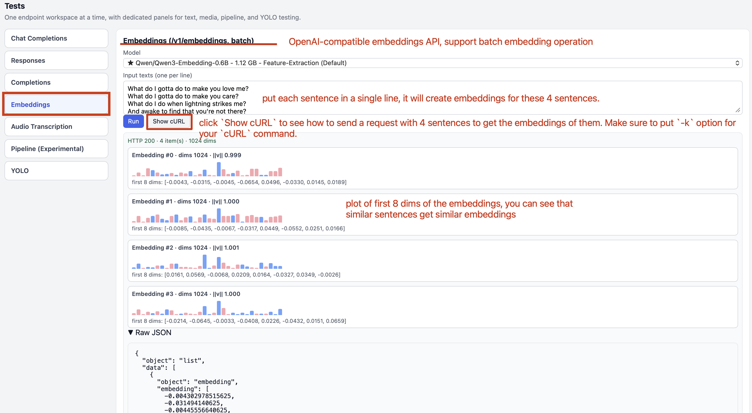 FlexServ API Tests - Completions