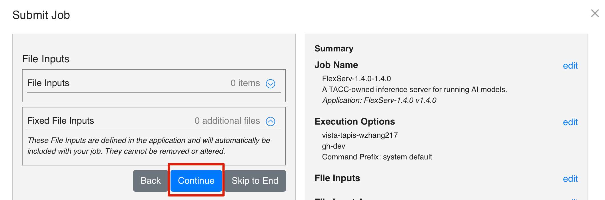 Step 2a: File Inputs