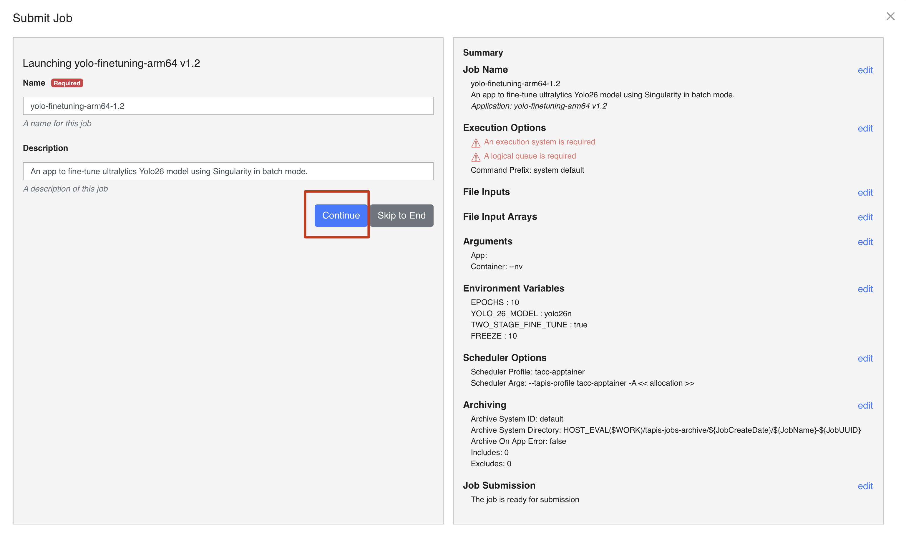 USE GUIDED JOB LAUNCHER